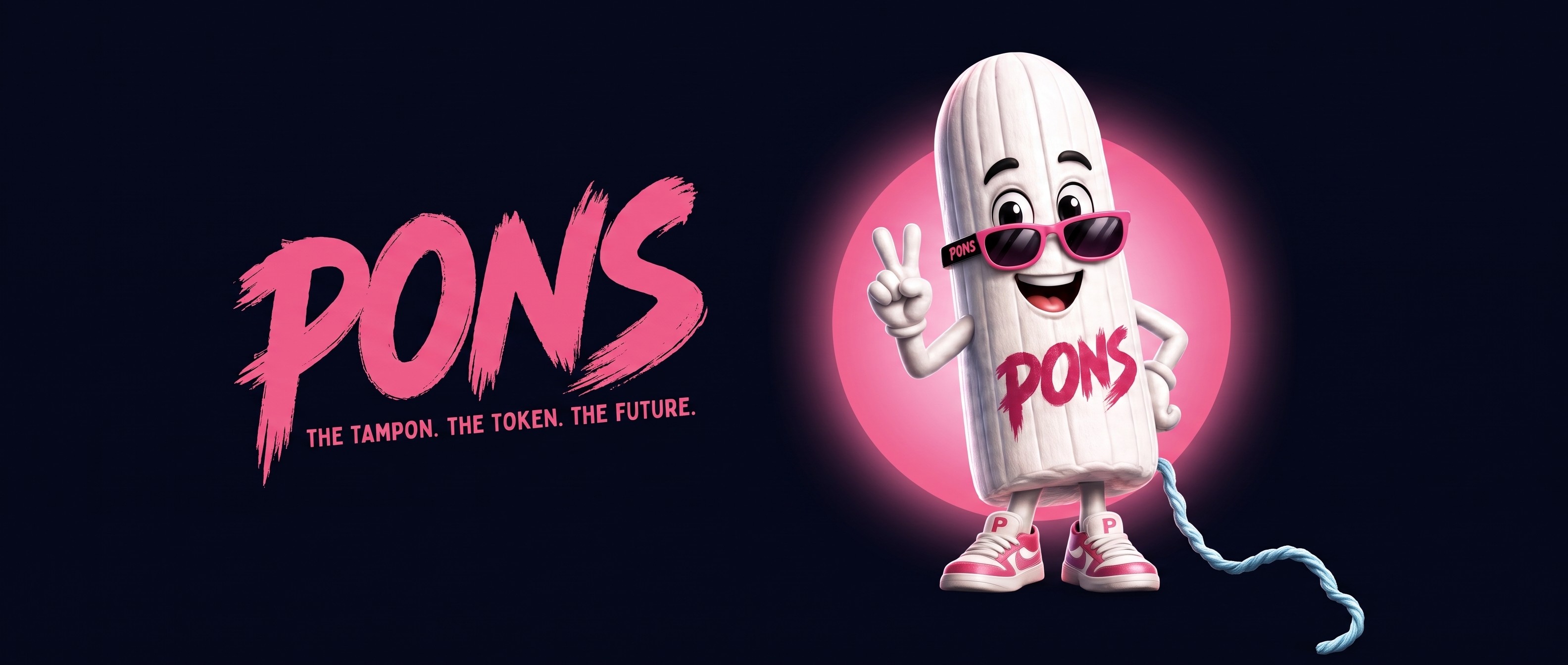 PONS mascot with logo