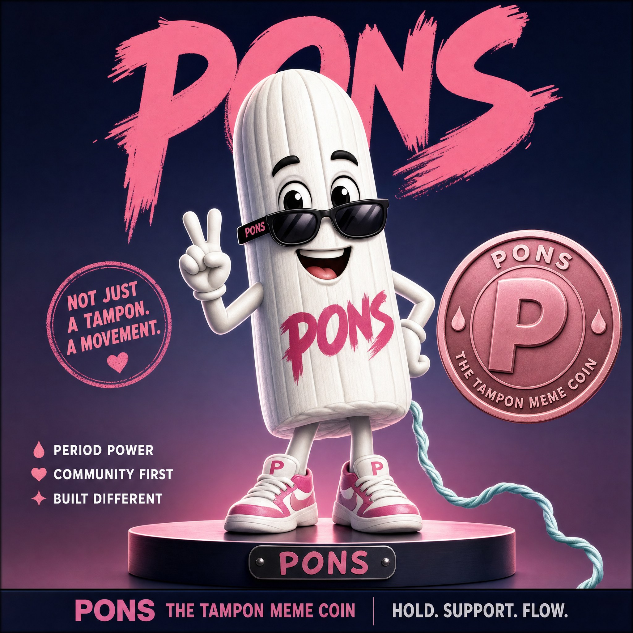 PONS movement launch poster